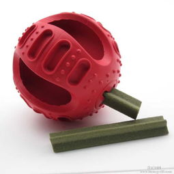 橡胶零食支撑球与红脚丫 宠物益智漏食玩具的趣味探索