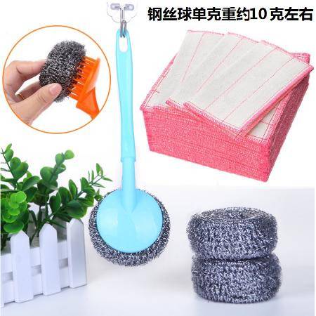 不生锈不掉渣大号钢丝球清洁球批发洗完刷锅神器厨房用品清洁神器zzx